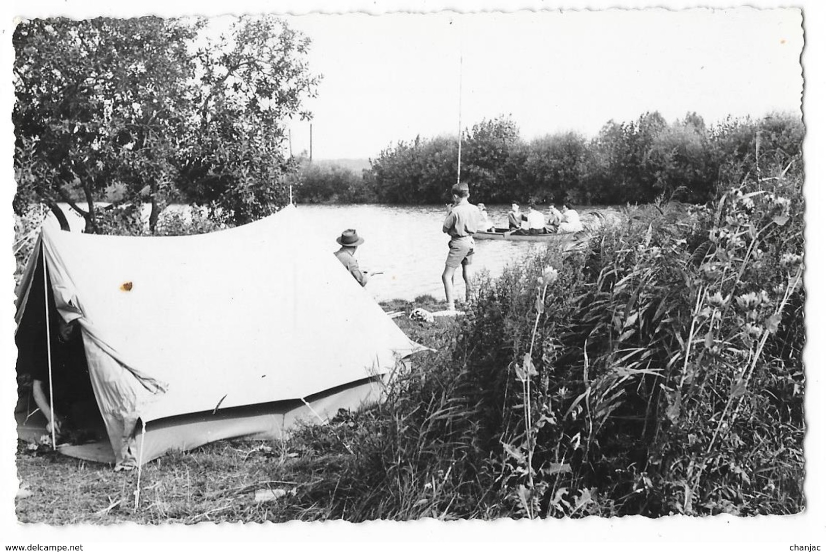 Cpsm: 62 SAINT OMER - Les Marais (Campement Scout ?)  1955  N° 82  (rare) - Saint Omer