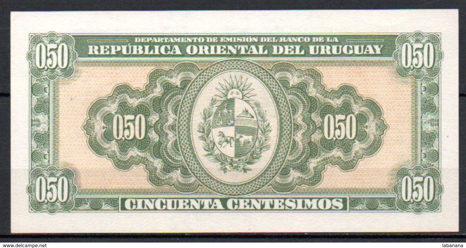 386-Uruguay Billet De 50c 1938 A678 Neuf - Uruguay