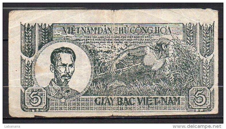 518-Vietnam, Billet De 5 Dong 1948 Z00379 - Vietnam