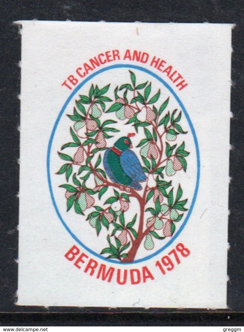 Bermuda  Single Christmas Charity Label From 1978 In Mounted Mint Condition. - Cinderellas