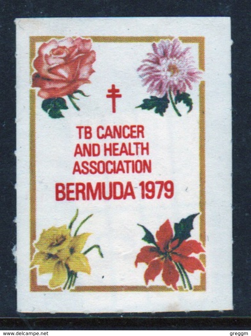 Bermuda  Single Christmas Charity Label From 1979 In Mounted Mint Condition. - Cinderellas
