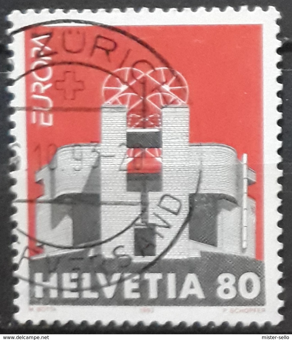 SUIZA 1993 EUROPA Stamps - Contemporary Art. USADO - USED. - Usados