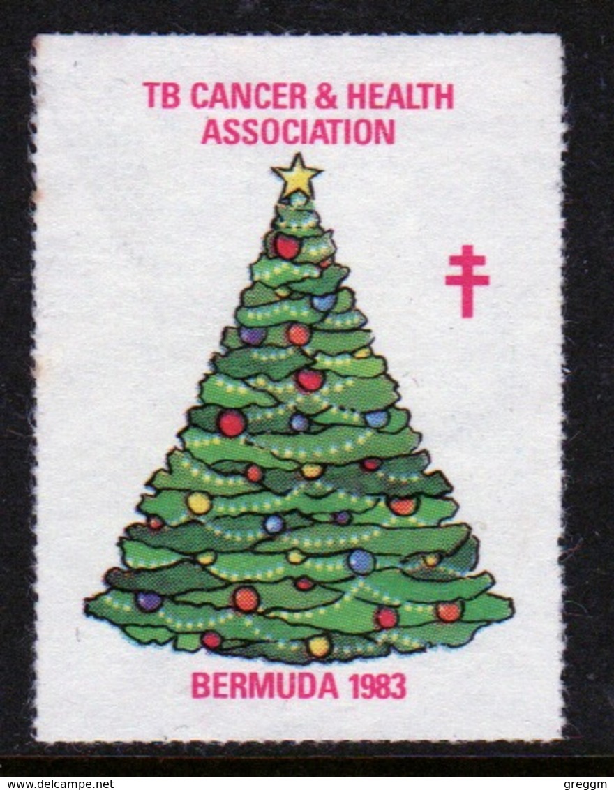 Bermuda  Single Christmas Charity Label From 1983 In Unused Condition. - Cinderellas