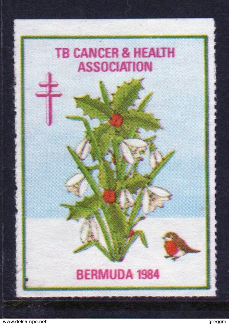 Bermuda  Single Christmas Charity Label From 1984 In Unused Condition. - Cinderellas