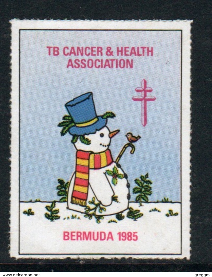 Bermuda  Single Christmas Charity Label From 1985 In Unused Condition. - Cinderellas