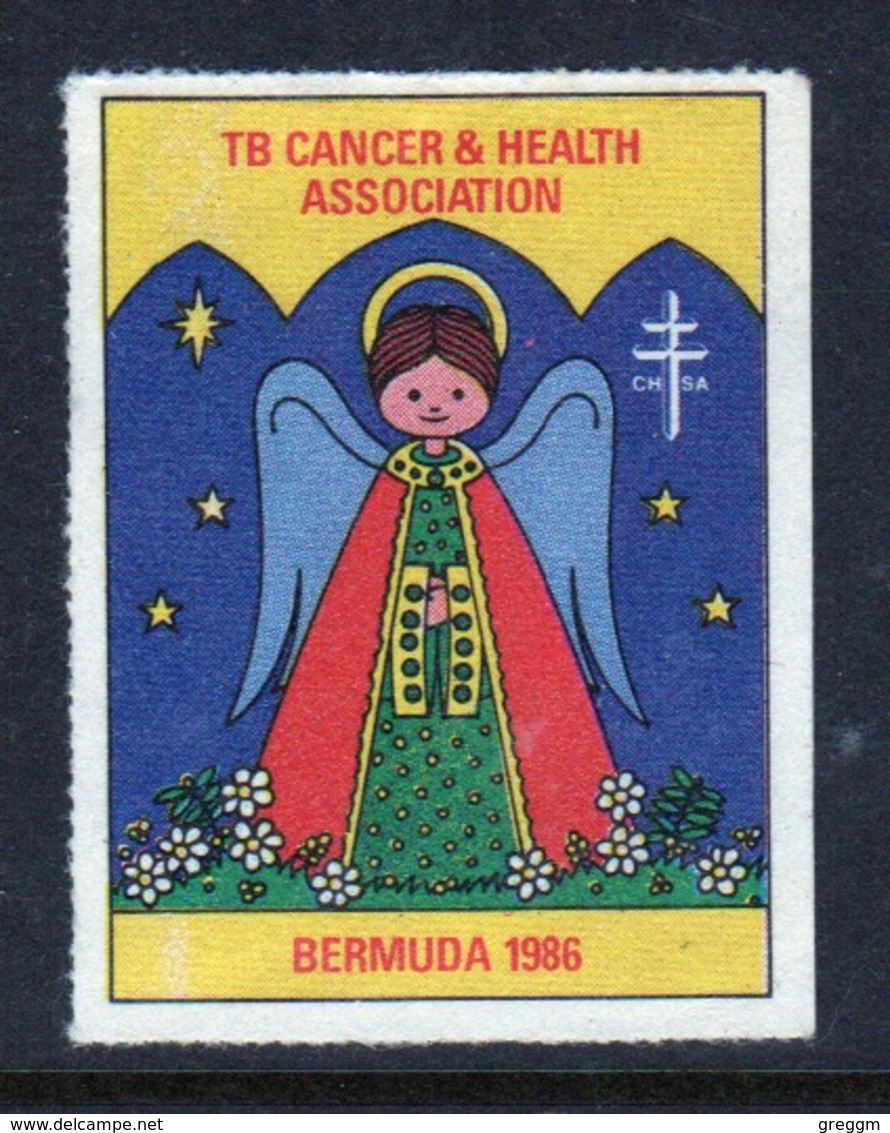 Bermuda  Single Christmas Charity Label From 1986 In Unused Condition. - Cinderellas