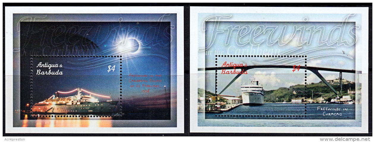 C0405 ANTIGUA &amp; BARBUDA 2001, SG MS3387 Work Of Freewinds, Ship,  MNH - Antigua And Barbuda (1981-...)