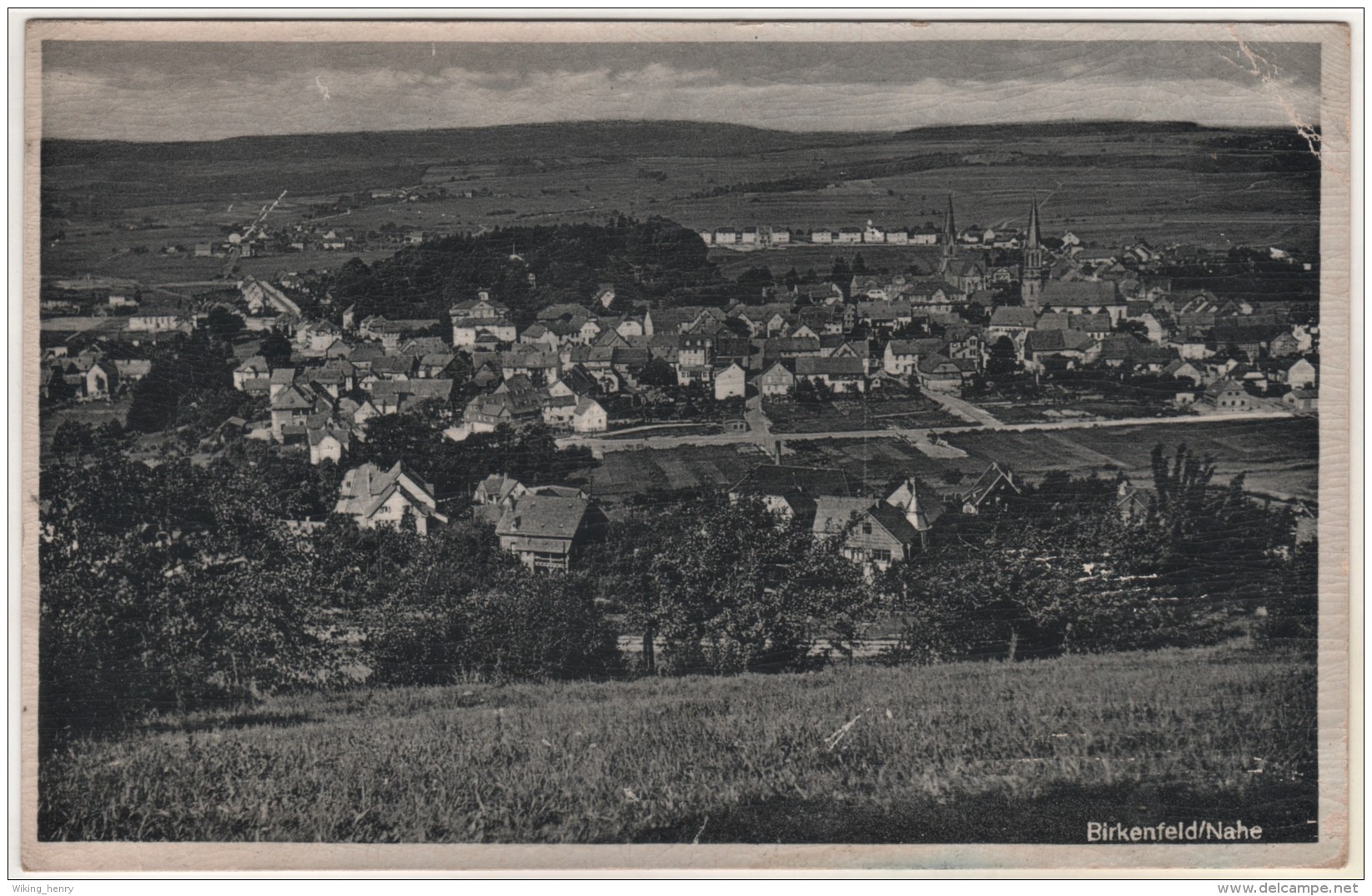 Birkenfeld Nahe - S/w Ortsansicht 1 - Birkenfeld (Nahe)