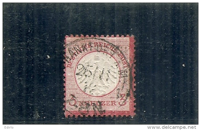 ALLEMAGNE -  Empire  N° 9 -- 1K Rose   Côte 18&euro; Oblitéré - Oblitérés