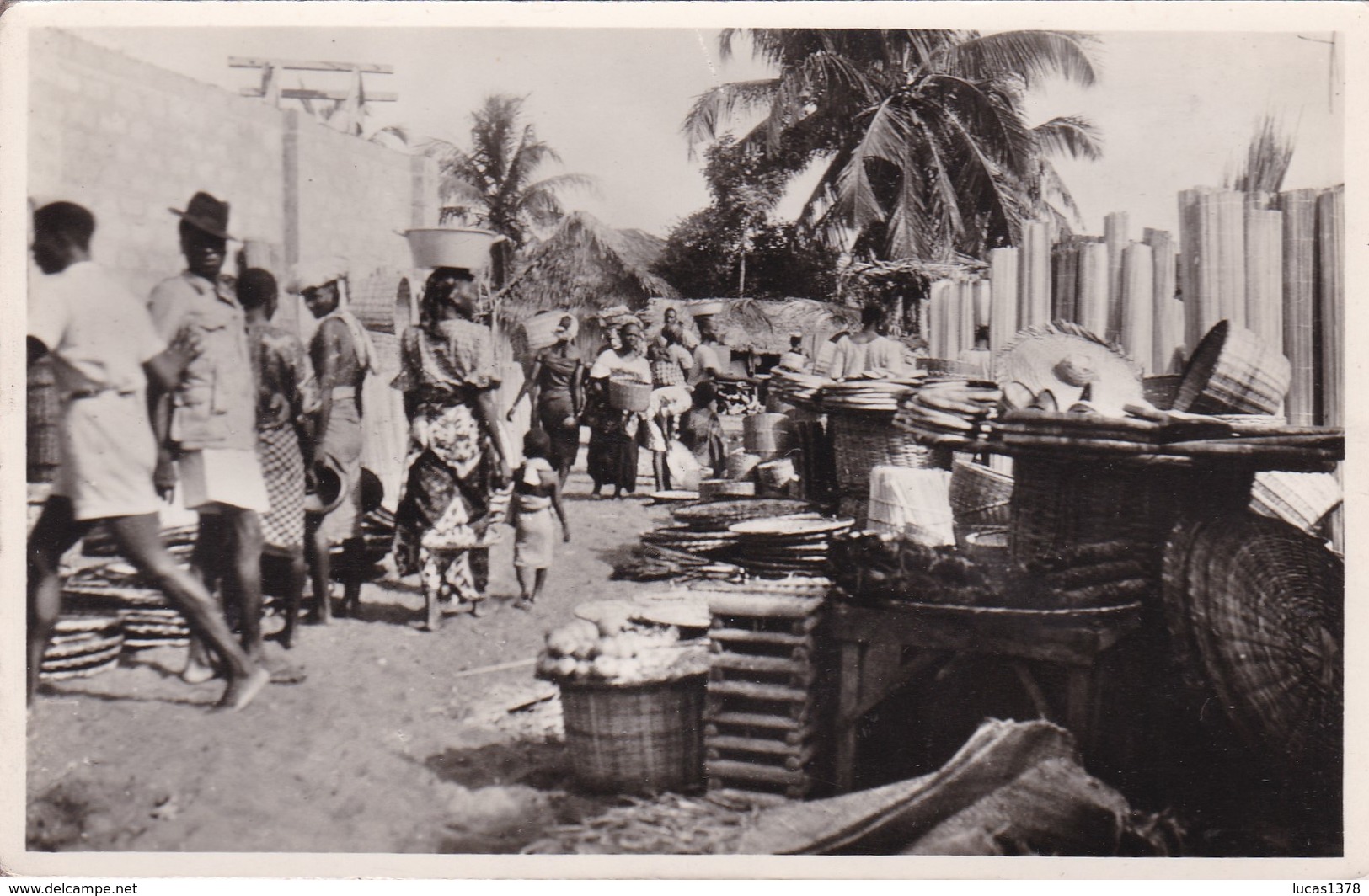 DAHOMEY /  COTONOU / MARCHE DE LA LAGUNE / LES NATTES / FONTANON 26 - Dahomey