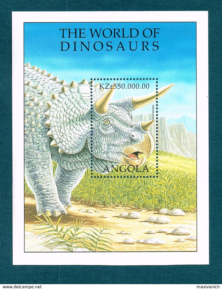 Angola 1998 Dinosaurs MNH - Angola