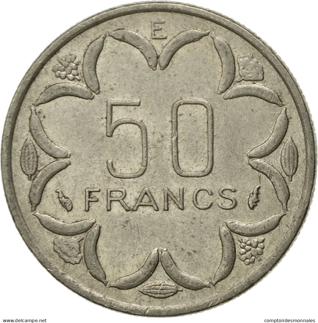 Monnaie, États De L'Afrique Centrale, 50 Francs, 1977, Paris, TTB, Nickel - Zentralafrik. Republik
