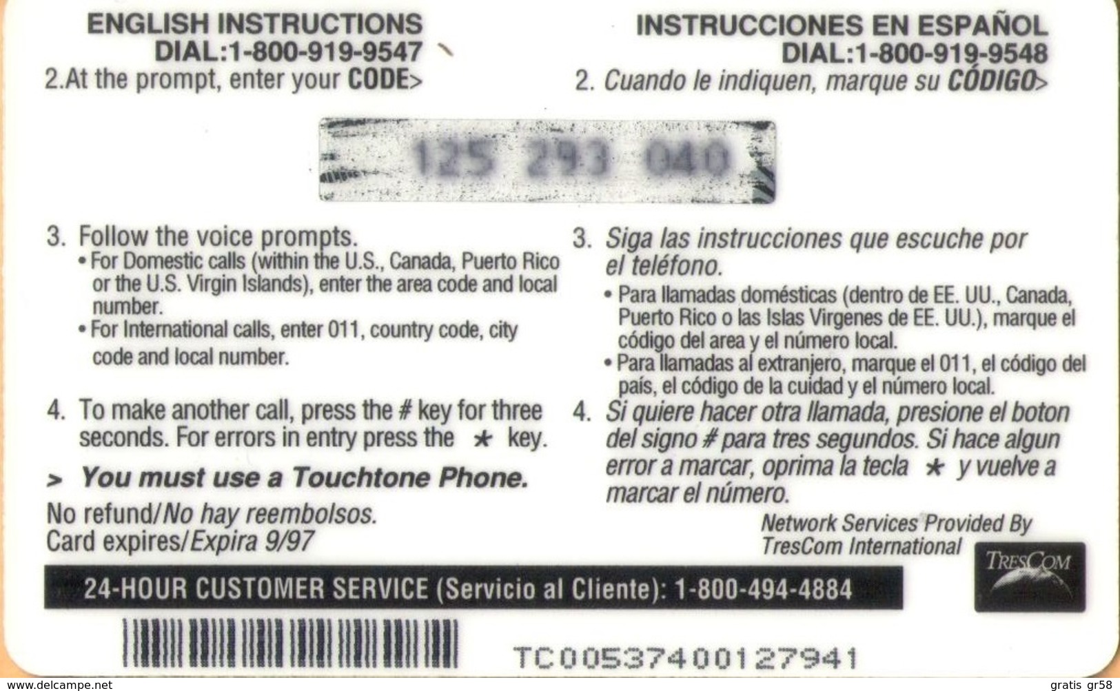 Puerto Rico - MV: PRI F20, Terafon, Remote Memory, Old Gold Coins, Thin Plastic, 1996 / ED:9/97, Used - Puerto Rico