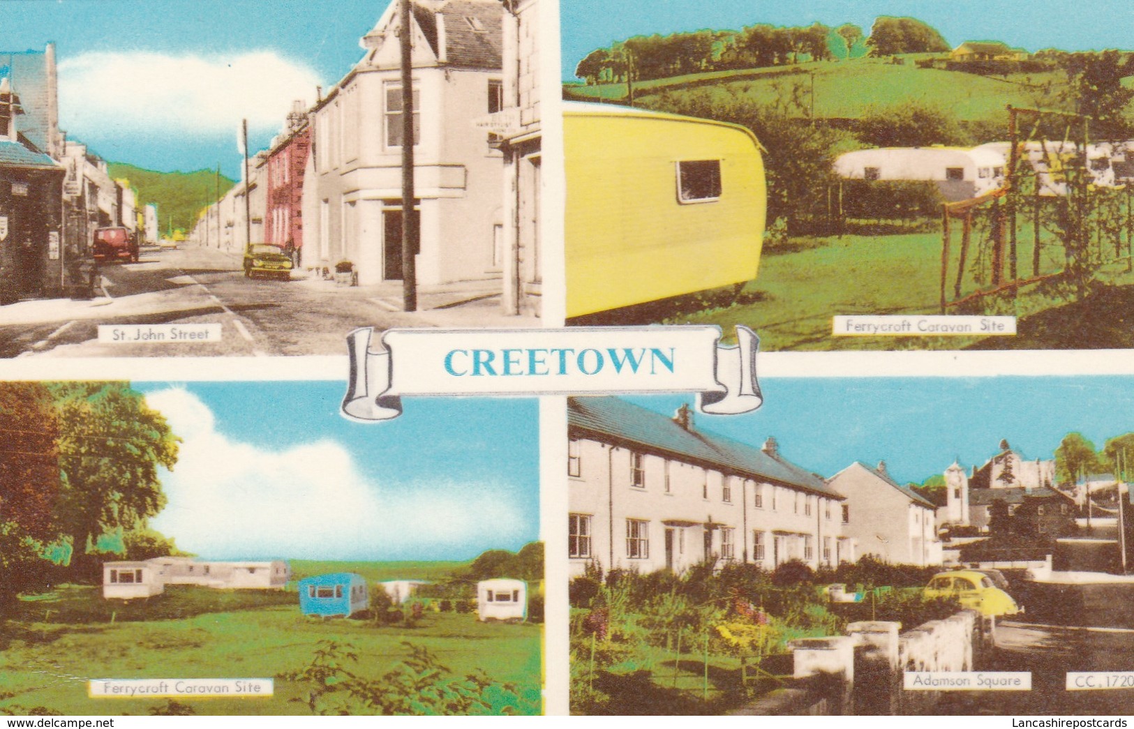 Postcard Creetown Nr Newton Stewart PU 1972 My Ref  B12339 - Kirkcudbrightshire