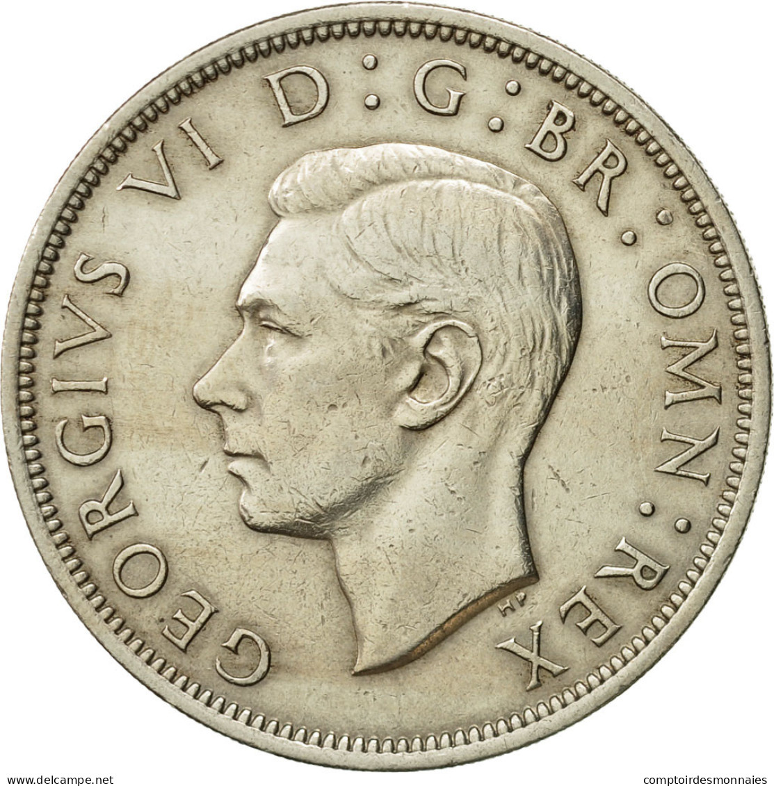 Monnaie, Grande-Bretagne, George VI, 1/2 Crown, 1950, TTB+, Copper-nickel - K. 1/2 Crown