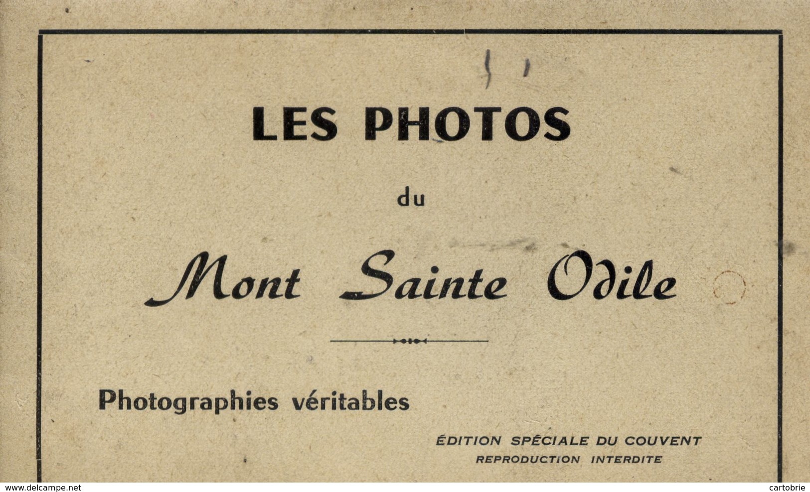 67 Les Photos Du MONT SAINTE-ODILE - Pochette De 10 Cartes Postales Édition Spéciale Du Couvent Photographies Véritables - Autres & Non Classés