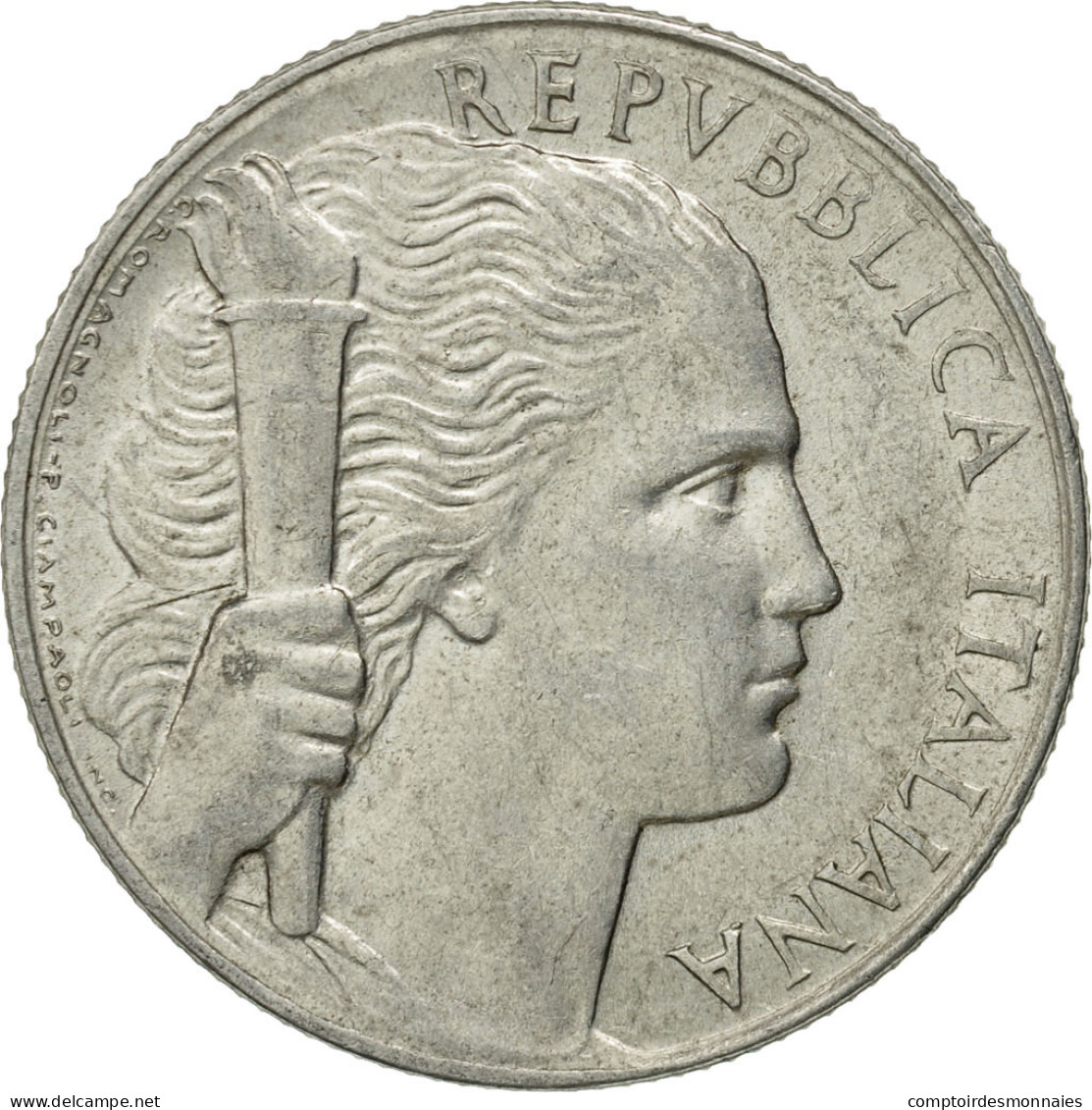 Monnaie, Italie, 5 Lire, 1950, Rome, TTB, Aluminium, KM:89 - 5 Liras