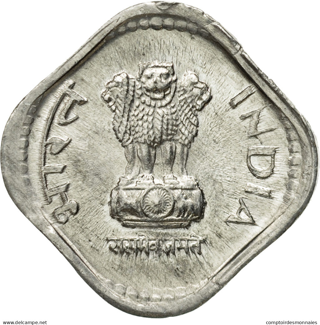 Monnaie, INDIA-REPUBLIC, 5 Paise, 1991, TTB, Aluminium, KM:23a - Inde