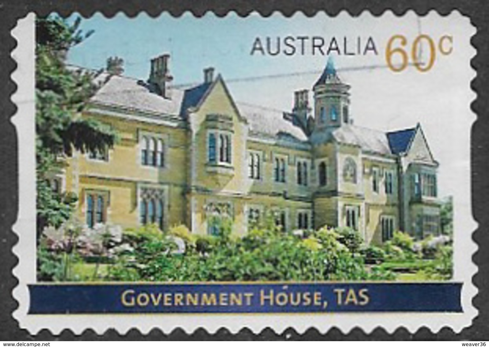 Australia 2013 Historic Architecture 60c Type 4 Self Adhesive Good/fine Used [38/31171/ND] - Used Stamps