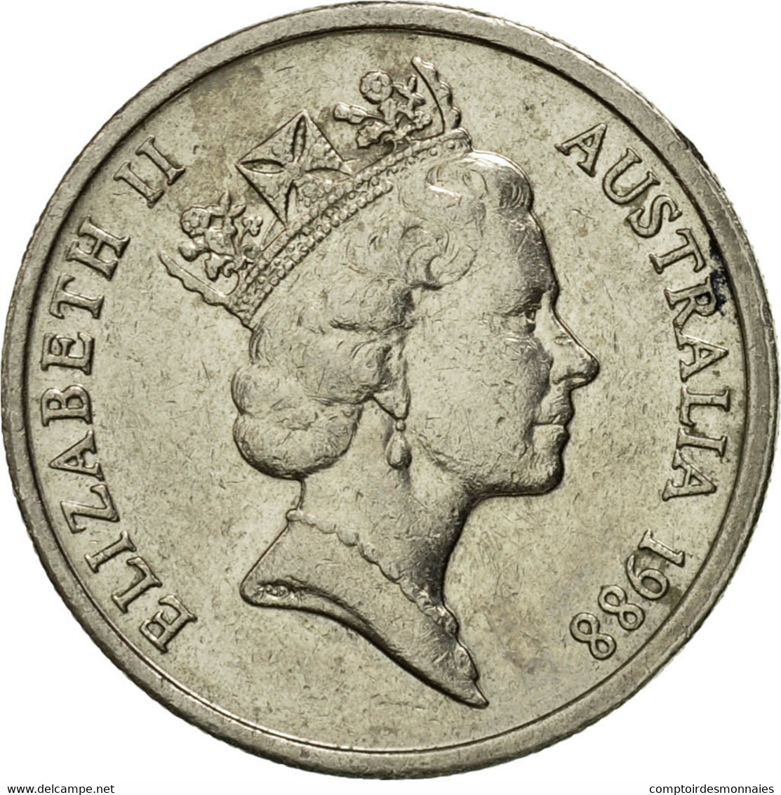 Monnaie, Australie, Elizabeth II, 5 Cents, 1988, TTB, Copper-nickel, KM:80 - 5 Cents