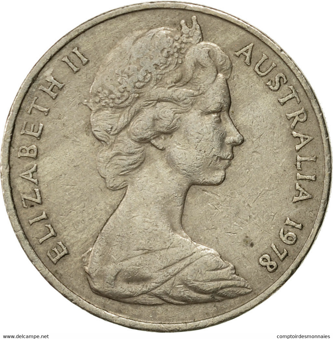 Monnaie, Australie, Elizabeth II, 20 Cents, 1978, TTB, Copper-nickel, KM:66 - 20 Cents