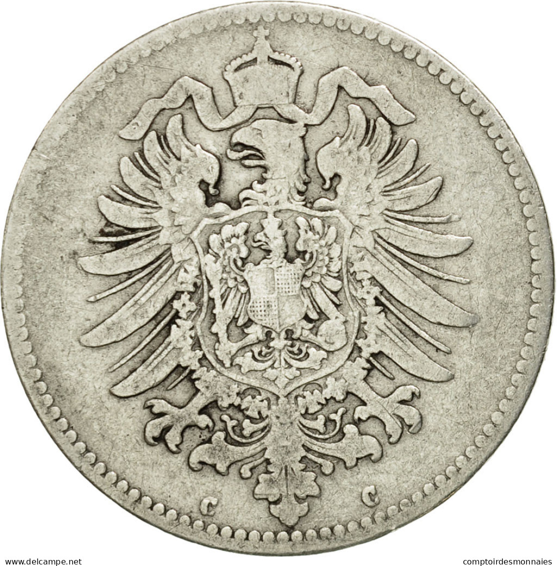 Monnaie, GERMANY - EMPIRE, Wilhelm I, Mark, 1875, Frankfurt, TTB, Argent, KM:7 - 1 Mark