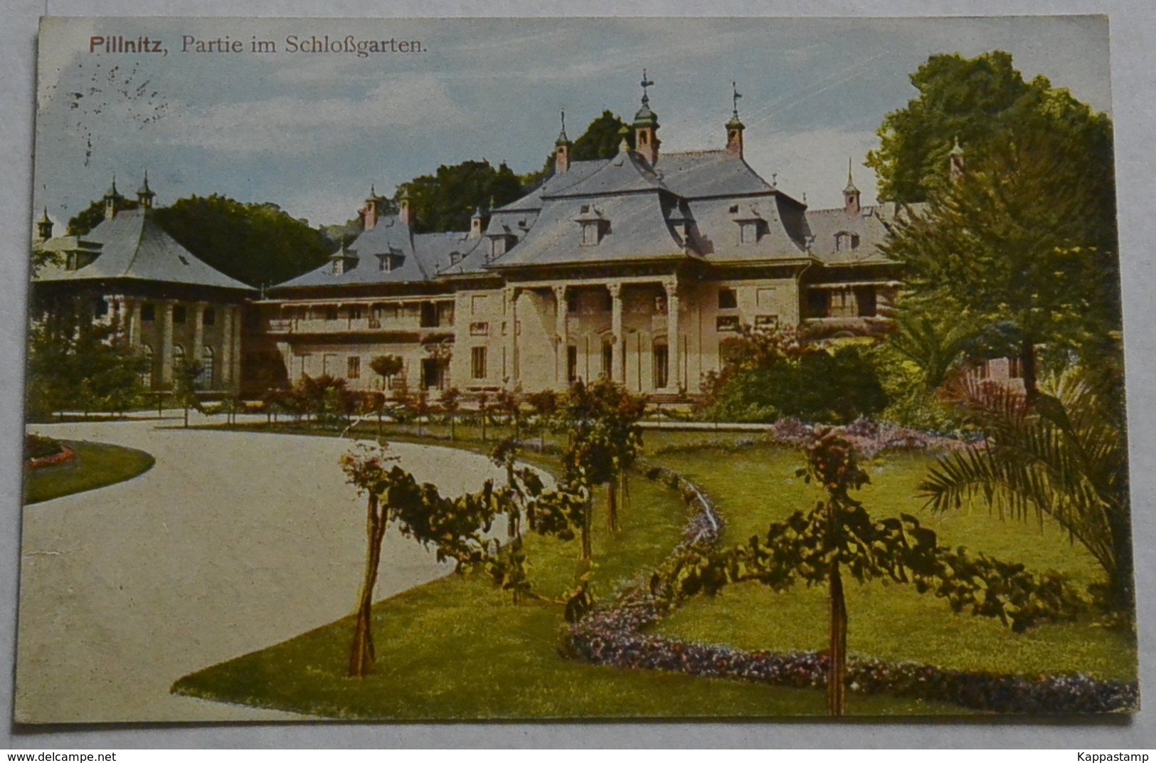 Alte AK Pillnitz Partie Im Schloßgarten 1923 Siehe Bild (Ak/39 - Pillnitz