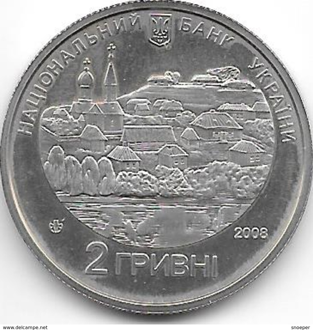 *ukraine 2 Hryvni 2008 Km  488    Unc - Ukraine