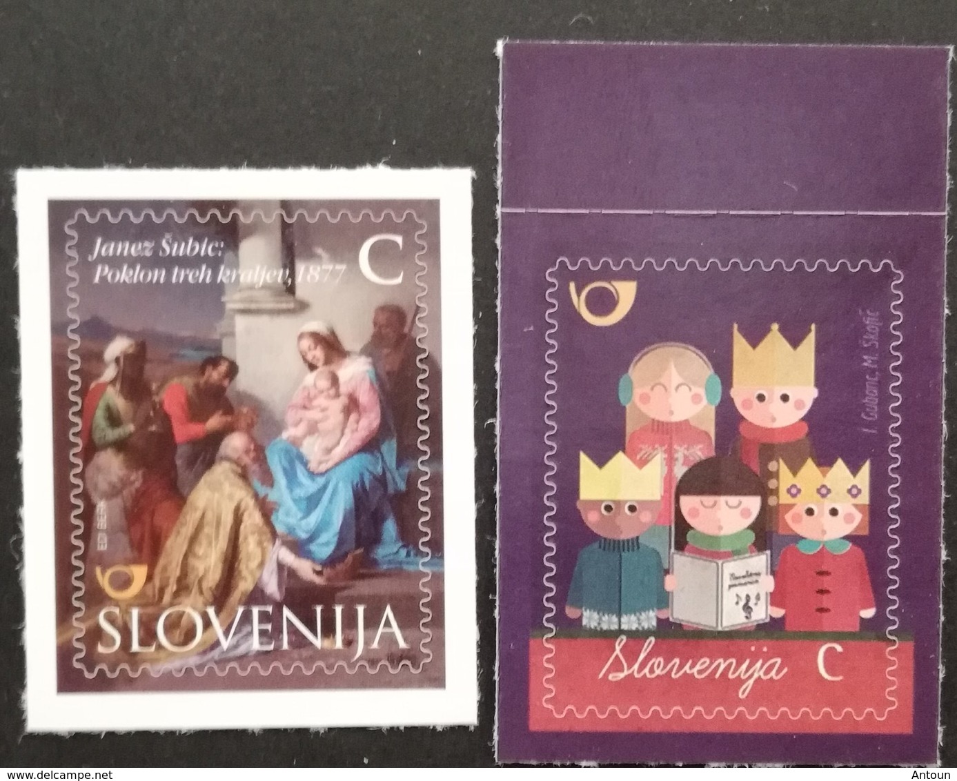 Slovenia 2015 Christmas And  New Year Pair POSTAGE FEE TO BE ADDED ON ALL ITEMS - Slovenia