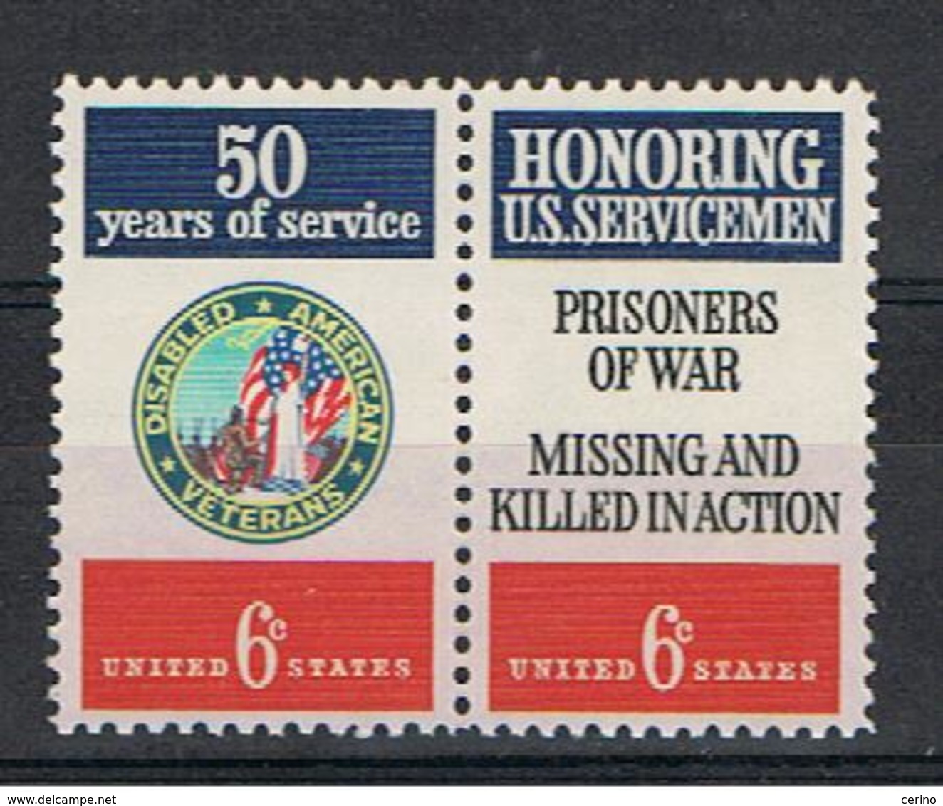 U.S.A.:  1970  VETERANI  -  S. CPL. 2  VAL. N. -  YV/TELL. 912/13 - Nuovi