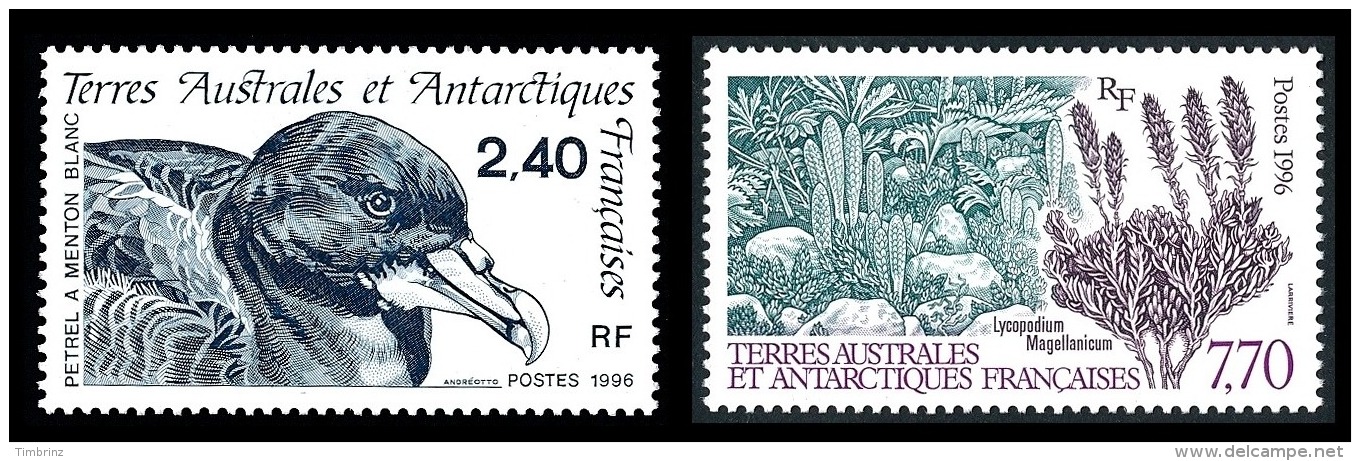 TAAF Année Complète 1996 + AVION - Yv. 203 à 212 + PA 137 à 140 ** MNH SUP  Faciale=24.77€  - 14 Timbres  ..Réf.TAF20911 - Années Complètes