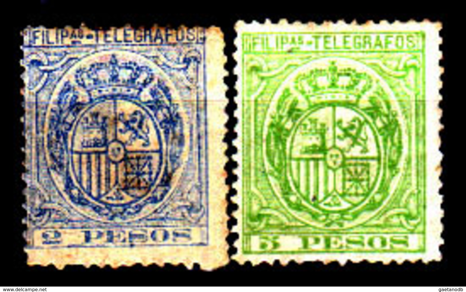 Filippine-0048 - Telegrafo 1894-95 (o/sg) Used/NG - Senza Difetti Occulti. - Philippines