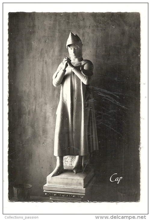 Cp, Sculptures, Bourges - La Cathédrale, Sainte Jeanne D'Arc - Sculture