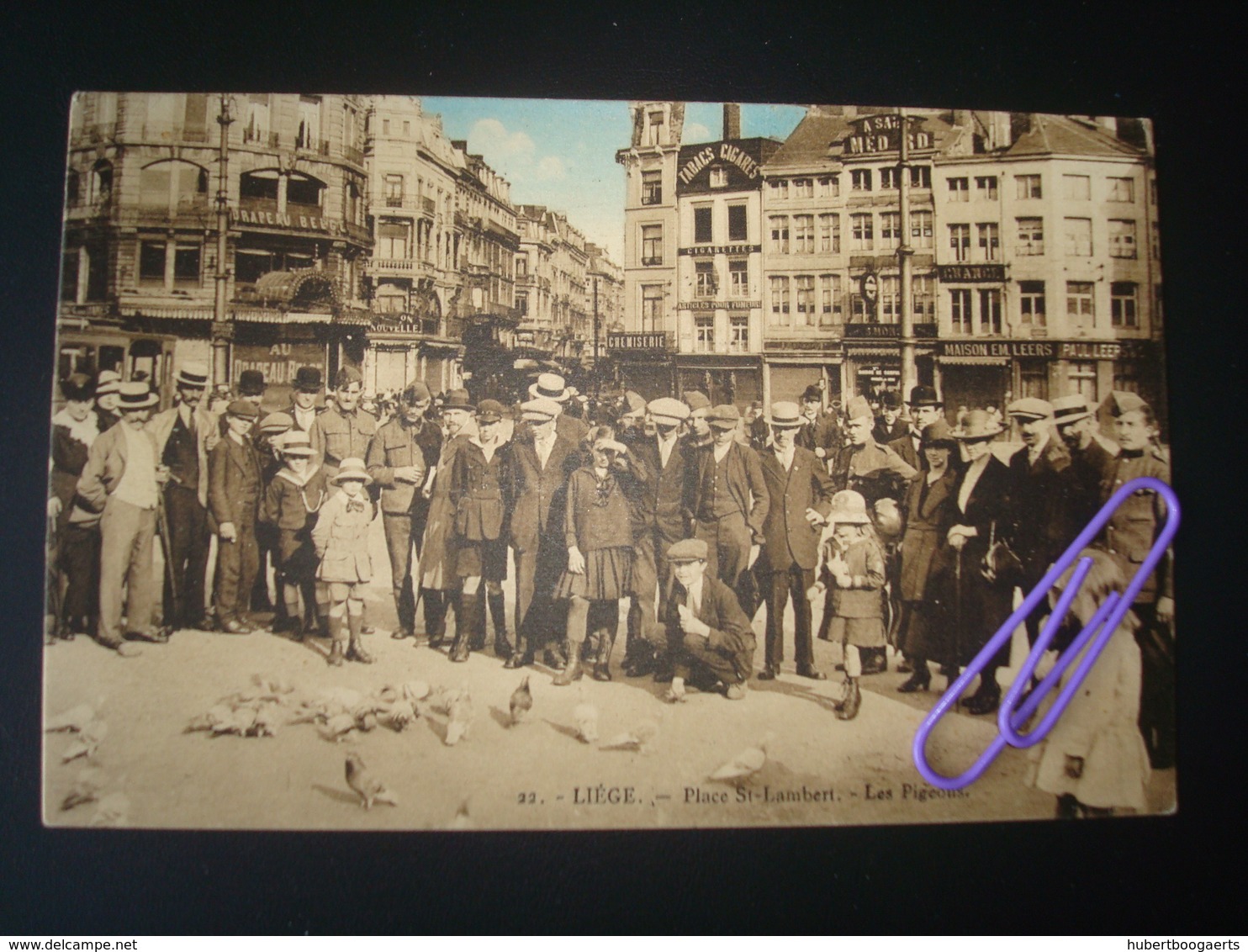 Liège : Place ST-LAMBERT - Les Pigeons En 1930 - Luik