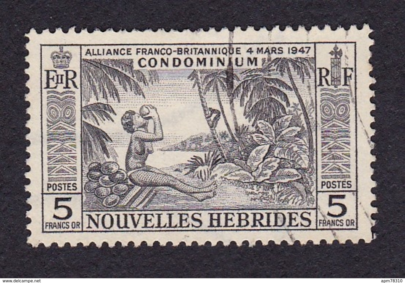 Nouvelles Hébrides	1957	O		Alliance Franco-britannique - Condominium	Y&T	185 - Used Stamps