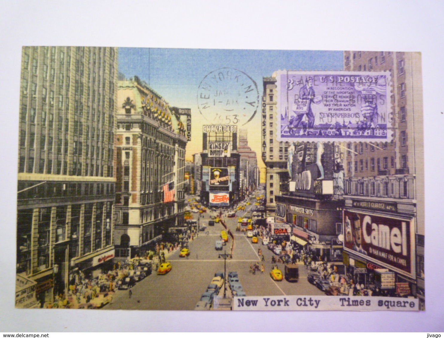 NEW-YORK CITY  :  TIMES SQUARE   1953    - Time Square