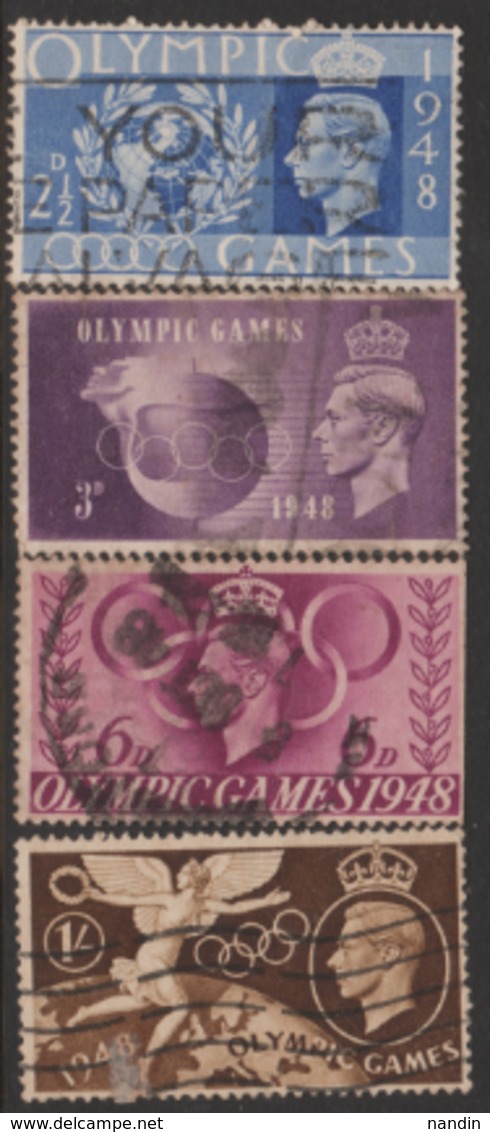 1948 LONDON  OLYMPIC   USED STAMP FROM GREAT BRITAIN - Summer 1948: London