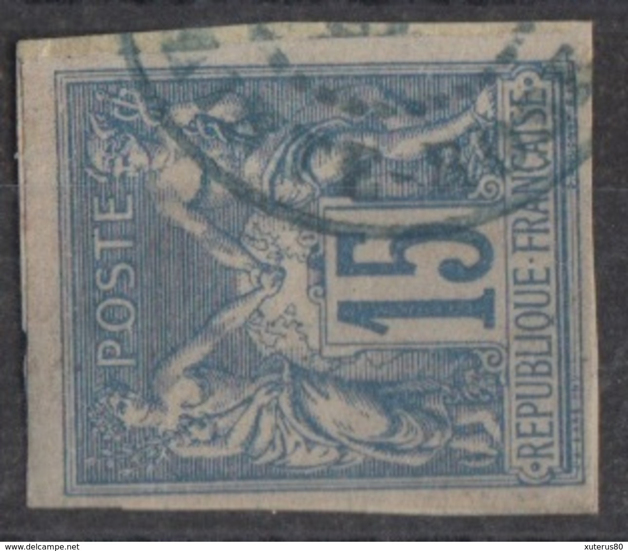 #130# COLONIES GENERALES N° 41 Oblitéré En Bleu Sainte-Rose (Guadeloupe)  RARE Surtout En Bleu +++ - Sage