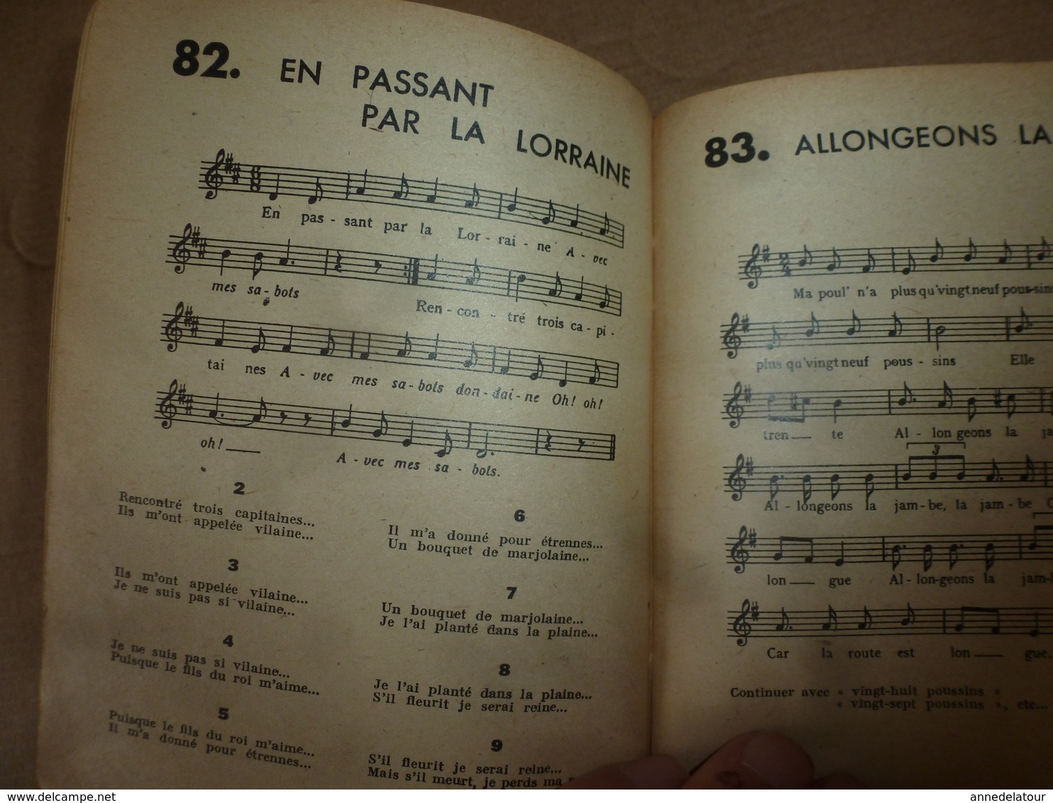 1947 LE COQ chansonnier scout des Eclaireurs Unionistes de France -  illustré par Le Page