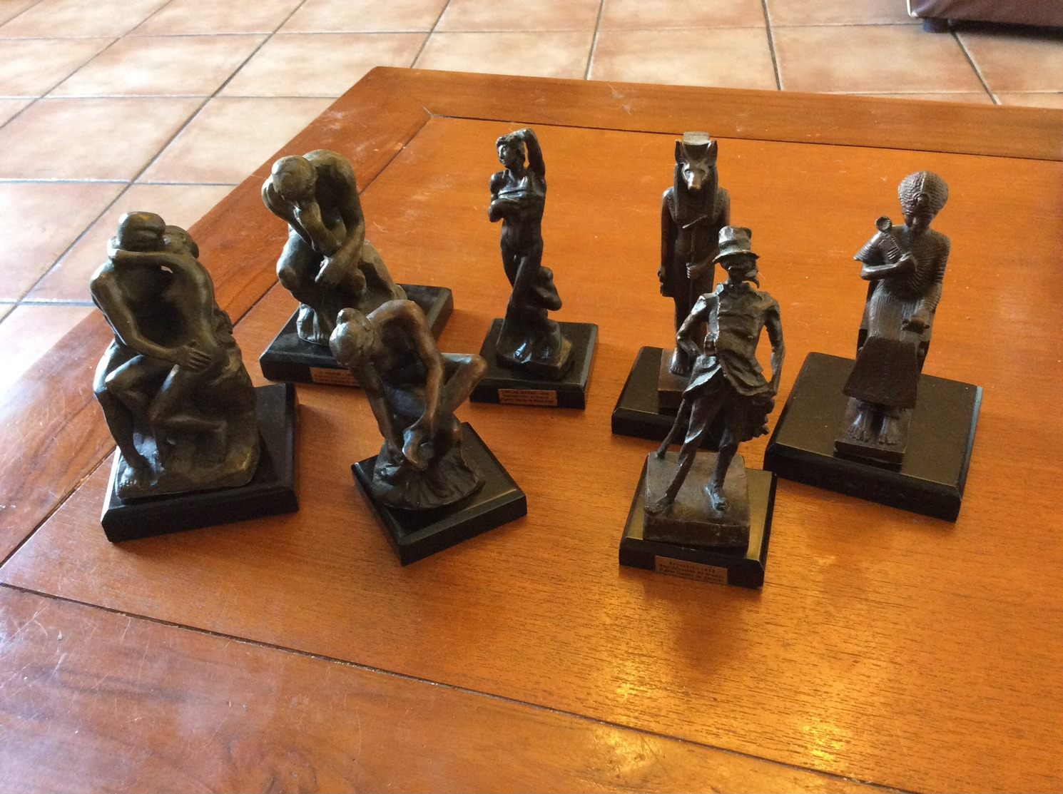 Lot De Reproduction  En Bronze - Bronzes