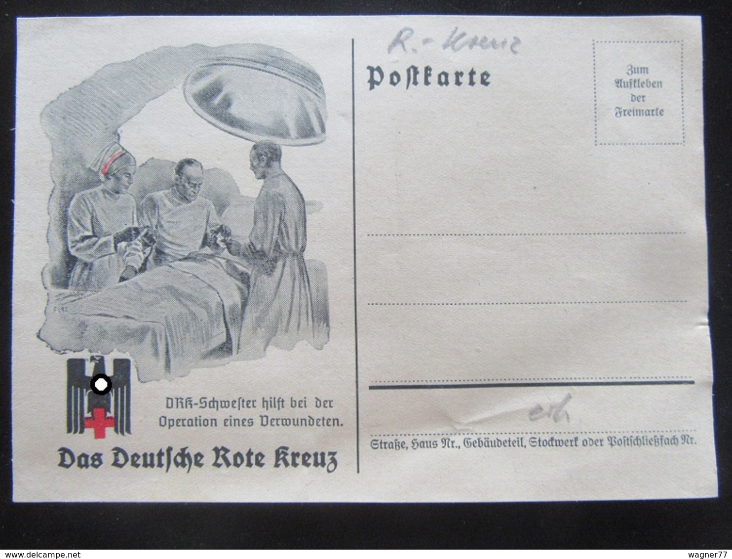 Postkarte Postcard DRK / German Red Cross - Erhaltung II - Briefe U. Dokumente