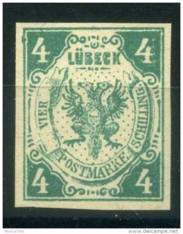 ALLEMAGNE/LUBECK ( POSTE ) : Y&amp;T N°  5  "  FAUX   "  TIMBRE  NEUF  SANS  GOMME , SANS  CHARNIERE . - Luebeck