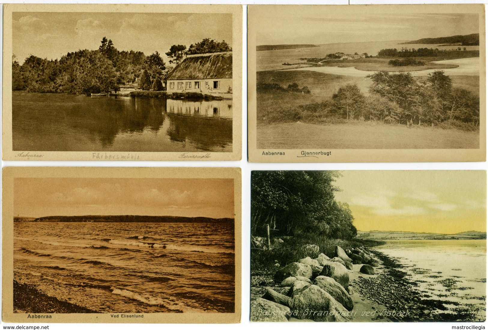 AABENRAA  APENRADE  DENMARK  Lot 36 Postcards Not Traveled  Small Format  Look All The Scan - 5 - 99 Cartoline