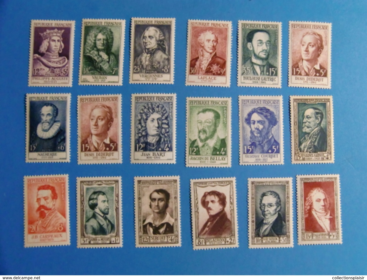 LIQUIDATION TIMBRES DE FRANCE DEPART 1 EURO/ENSEMBLE SUPER