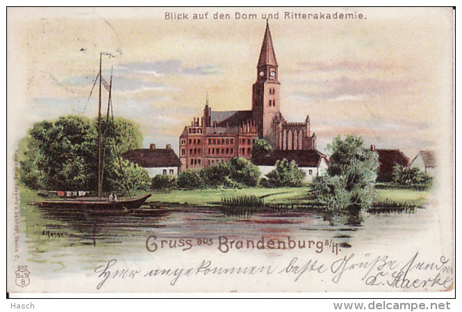 25046Brandenburg, Gruss Aus 1901 - Brandenburg