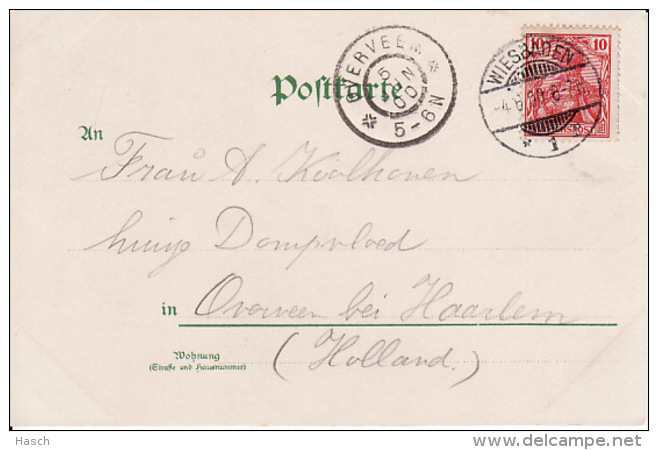 2504110Gruss Aus Wiesbaden, 1900 - Wiesbaden