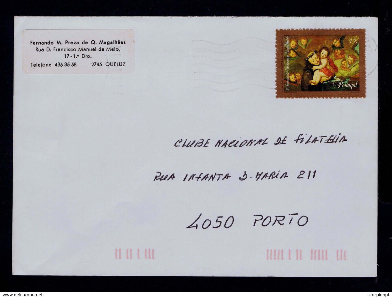 ST.Anthony Holding Chil Jesus 1995 Religions Portugal Cover Brazil Italy Sp5387 - Christianisme