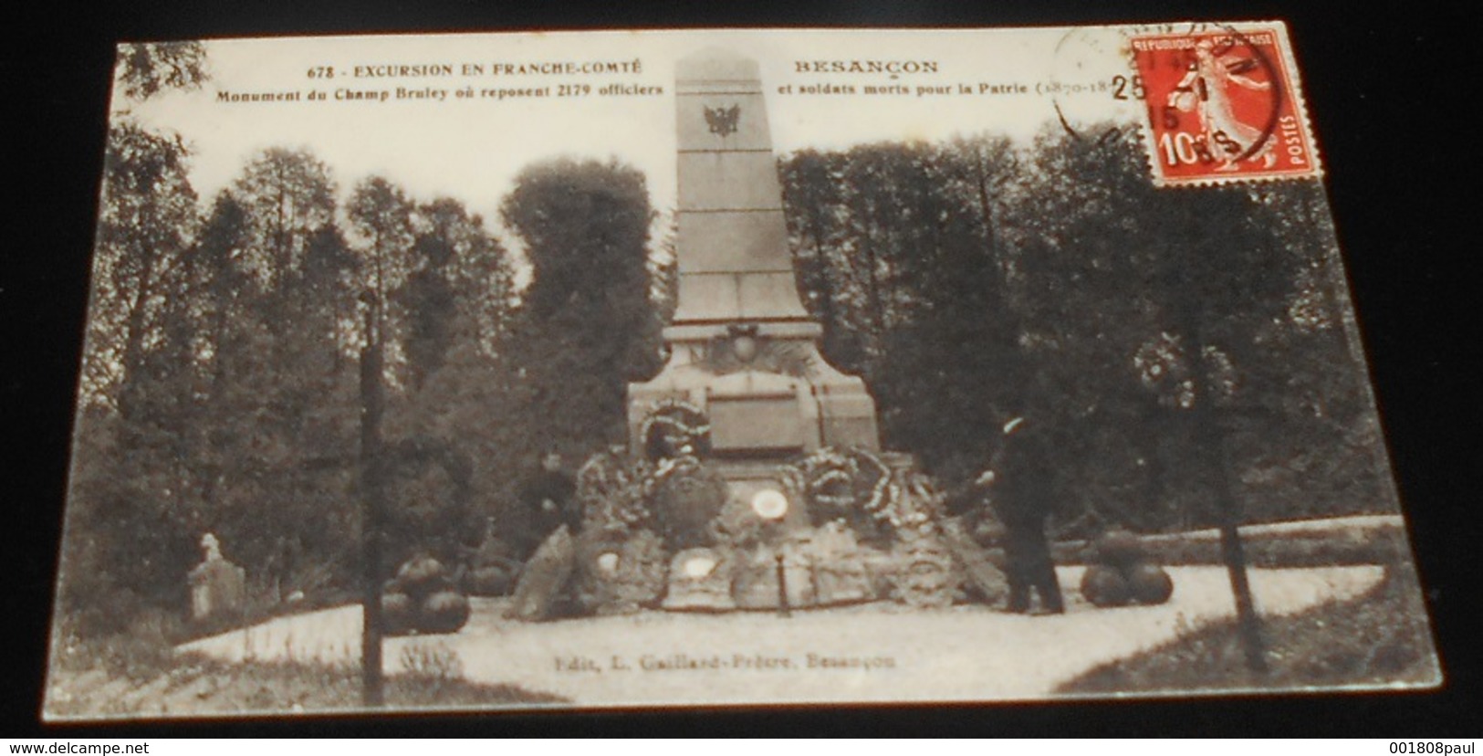 25 - Besançon - Monument Du Champ Bruley Ou Reposent 2179 Officiers Et Soldats Morts Pour La Patrie 1870 - 1871 ---- 467 - Besancon