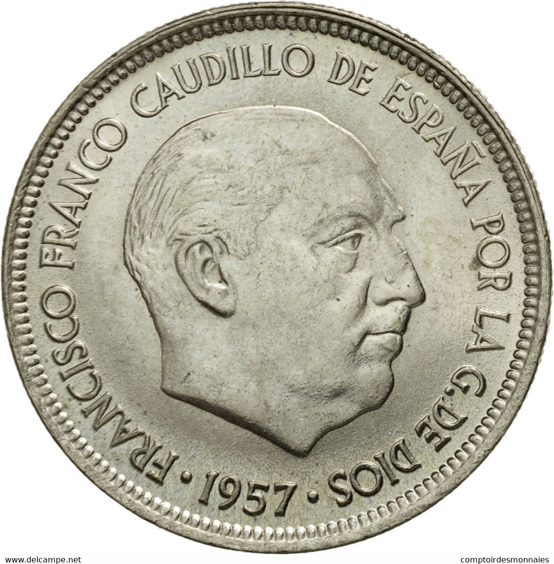 Monnaie, Espagne, Caudillo And Regent, 5 Pesetas, 1971, TTB, Copper-nickel - 25 Pesetas