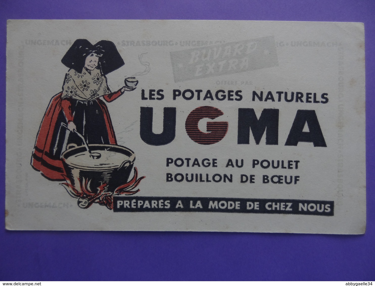 Potages Naturels UGMA Strasbourg (Bas-Rhin) Couleurs Passées Petites Rousseurs - Suppen & Sossen